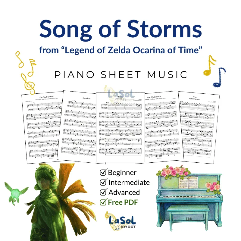 Song of Storms Piano Sheet Music