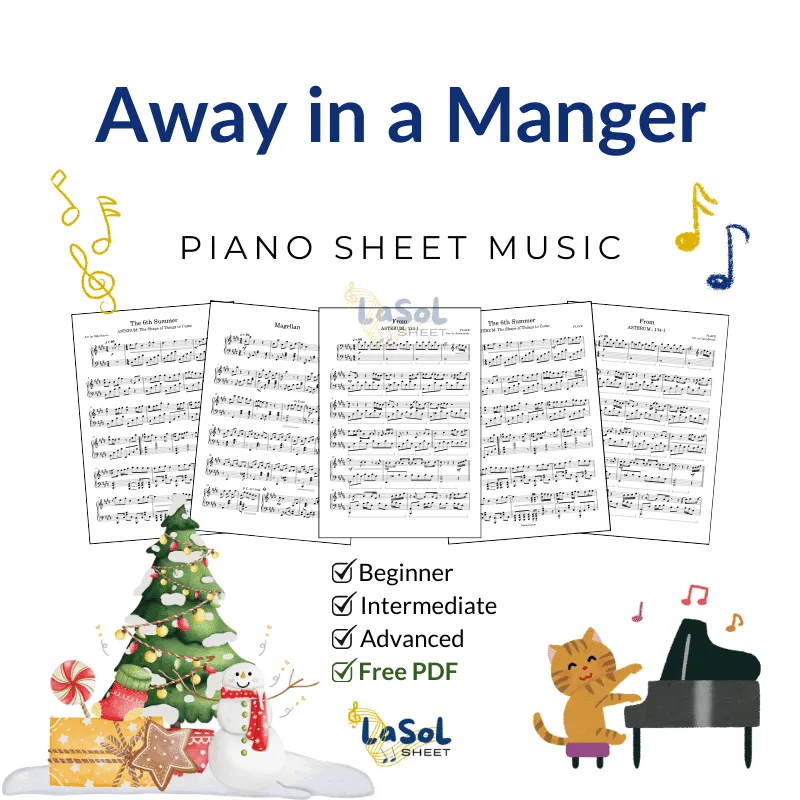 Away in a Manger Piano Sheet Music