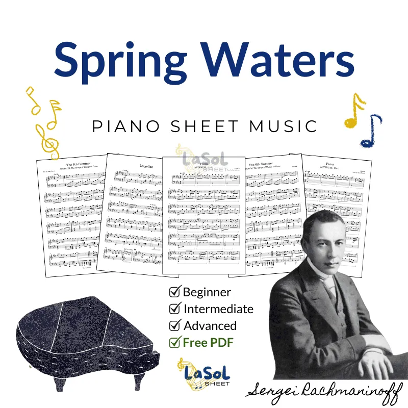 Spring Waters - Rachmaninoff Piano Sheet Music