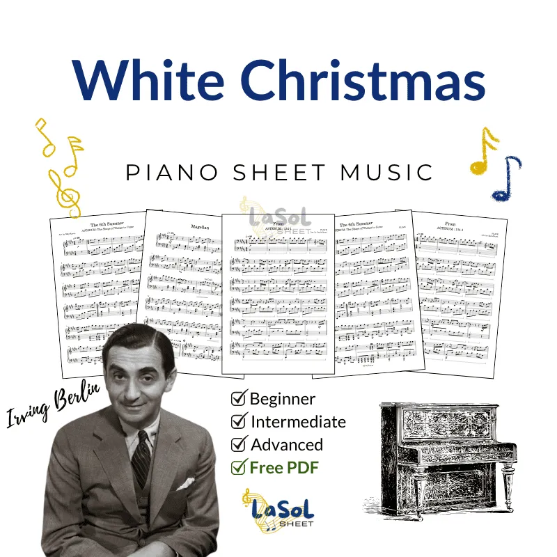 White Christmas - Irving Berlin Piano Sheet Music