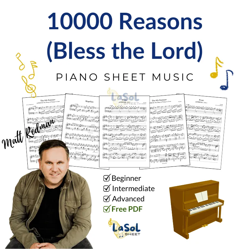 10000 Reasons (Bless the Lord) Piano Sheet Music