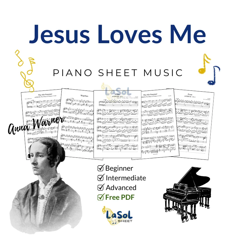 Jesus Loves Me - Anna Warner Piano Sheet Music